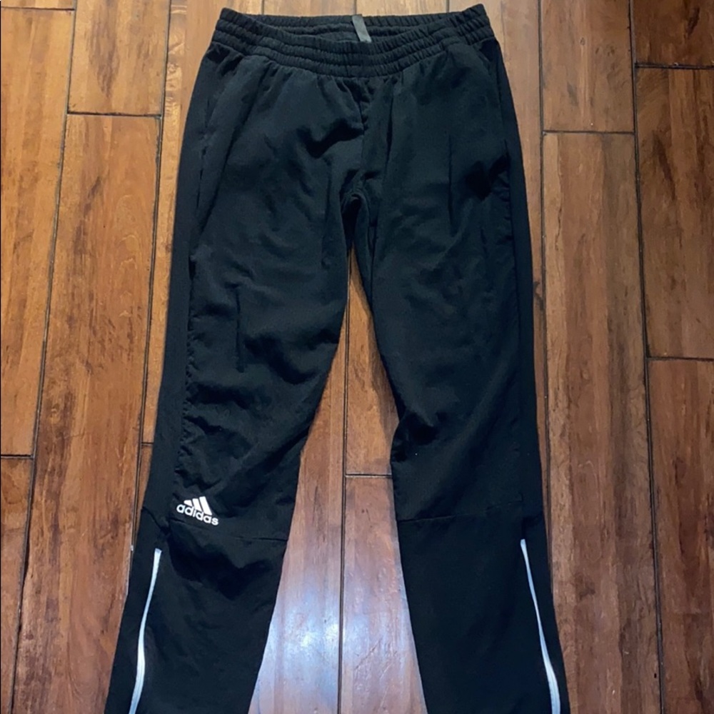 adidas joggers with zipped pockets and drawstring